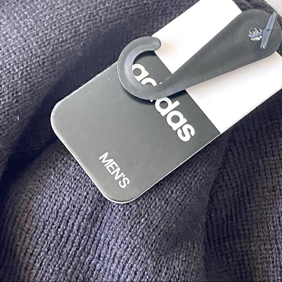 Adidas Men’s Beanie Winter Hat Midway II 0142211 Acrylic Black & Gray OSFA New - Picture 2 of 13